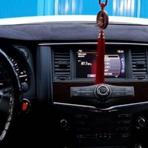 Накидки тёмные на панель приборов для Nissan Patrol